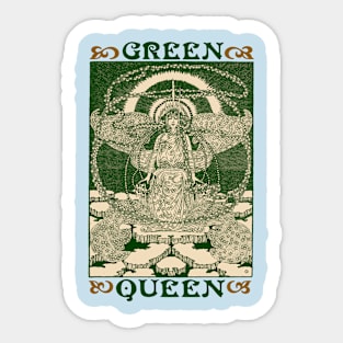 Green Queen Sticker